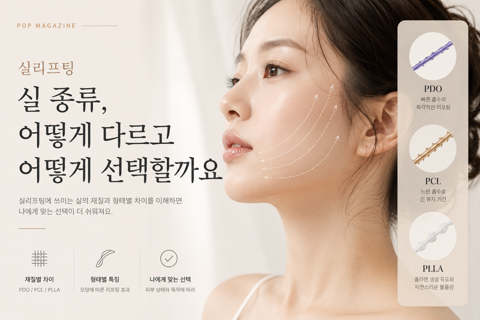 실리프팅 실 종류, 어떻게 다르고 어떻게 선택할까요