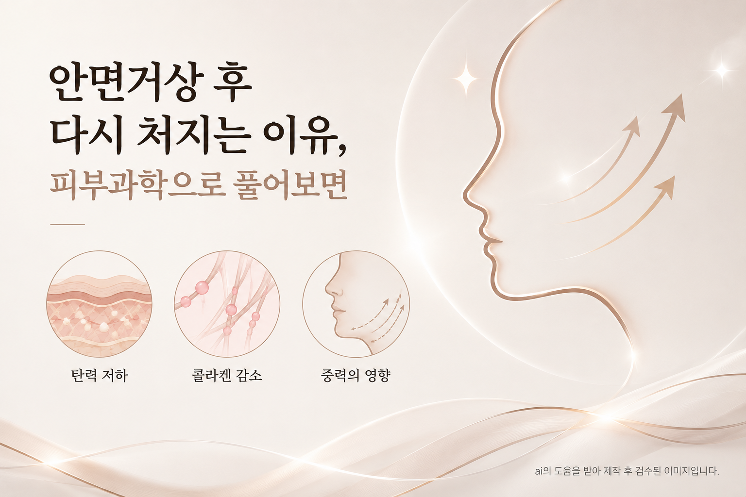 안면거상 후 다시 처지는 이유, 피부과학으로 풀어보면