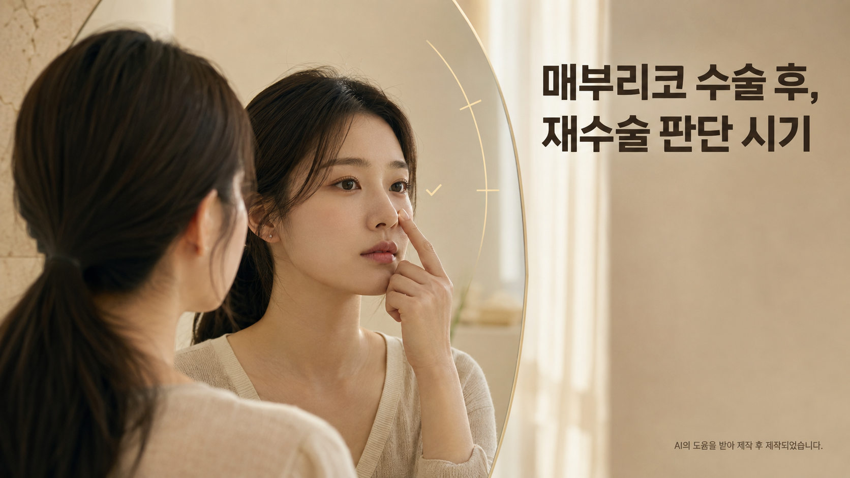매부리코 수술 후 재수술이 필요한 경우는 언제인가요?