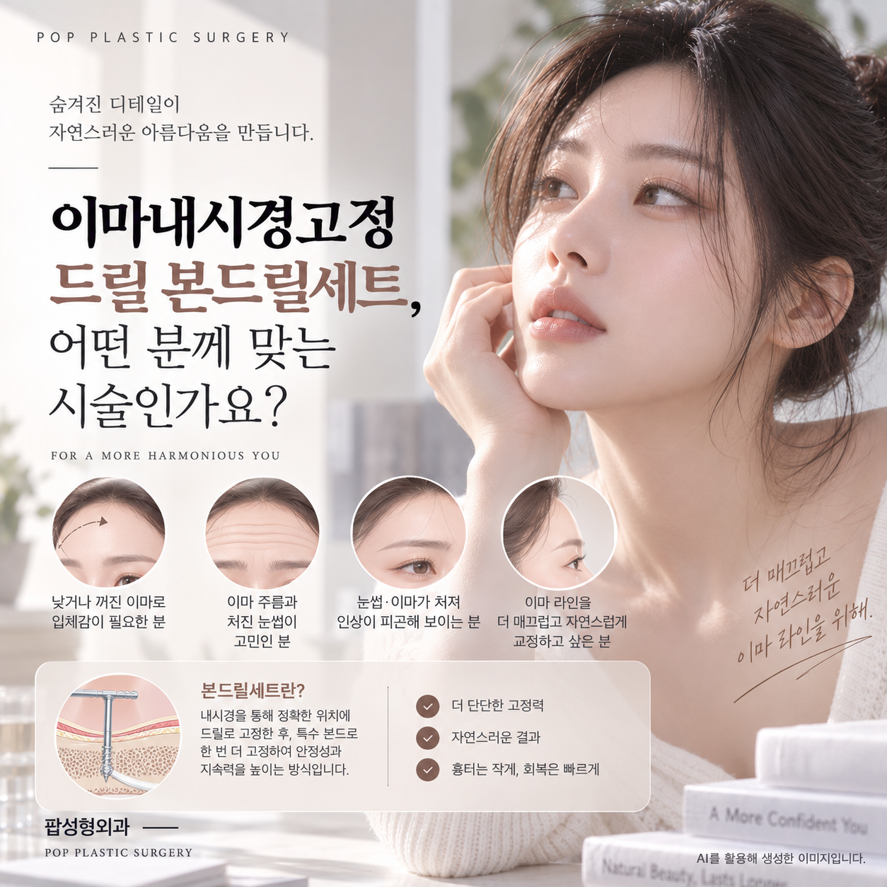 이마내시경고정드릴 본드릴세트, 어떤 분께 맞는 시술인가요?