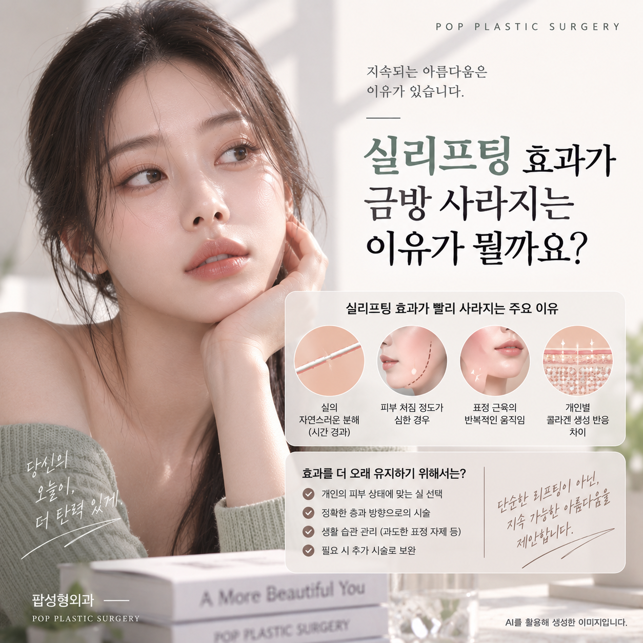 실리프팅 효과가 금방 사라지는 이유가 뭘까요?