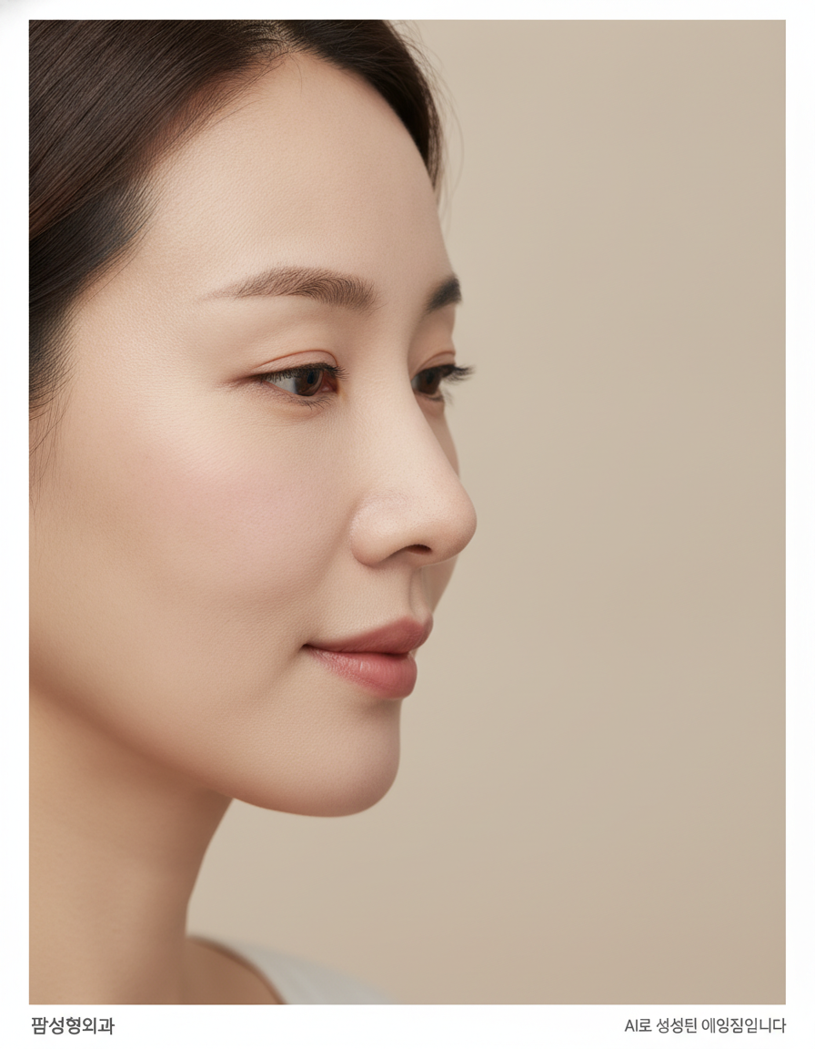 코수술할 때 콧대 라인은 어떻게 선택하나요?