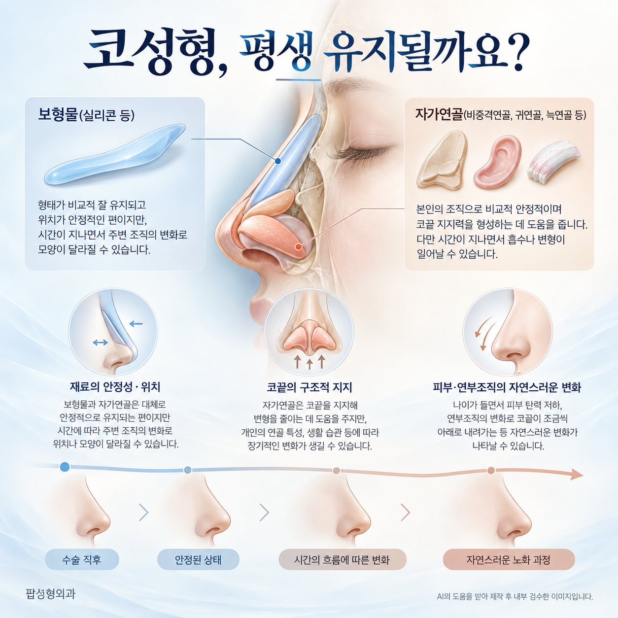 코성형, 평생 유지될까요? 10년·20년 후에 생기는 변화